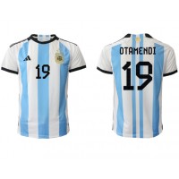 Fotballdrakt Herre Argentina Nicolas Otamendi #19 Hjemmedrakt VM 2022 Kortermet